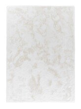 Teppich in Weiß aus 100% Polyester - 230x160x2,5cm (LxBxH)