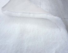 Teppich in Weiß aus 100% Polyester - 230x160x2,5cm (LxBxH)