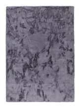 Teppich in Anthrazit aus 100% Polyester - 230x160x2,5cm (LxBxH)