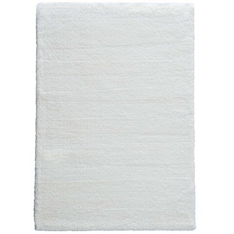Teppich in Weiß aus 100% Polyester - 230x160x3cm (LxBxH)