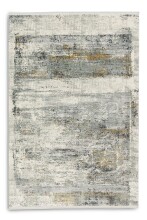 Teppich in creme/kupfer Allover aus 50% Viskose, 50% Acryl - 230x160x0,6 (LxBxH)