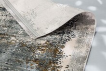 Teppich in creme/kupfer Allover aus 50% Viskose, 50% Acryl - 230x160x0,6 (LxBxH)