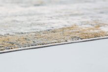 Teppich in Anthrazit/Creme Allover - 230x160x0,6 (LxBxH)