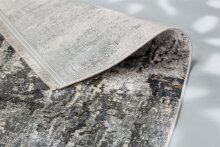 Teppich in Anthrazit/Creme Allover - 230x160x0,6 (LxBxH)