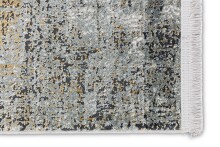 Teppich in Creme/Anthrazit Design - 230x160x0,6 (LxBxH)