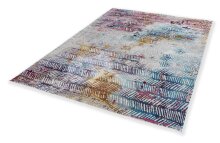 Teppich in Blau-Lila aus 100% Polypropylen - 235 cmx165...