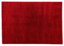 Teppich in Rot aus 100% Polyester - 290x200x4,2cm (LxBxH)