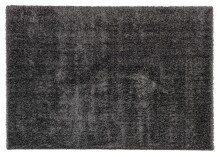 Teppich in Anthrazit aus 100% Polyester - 290x200x4,2cm (LxBxH)