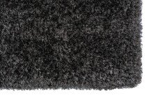 Teppich in Anthrazit aus 100% Polyester - 290x200x4,2cm (LxBxH)