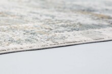 Teppich in creme/kupfer Allover aus 50% Viskose, 50% Acryl - 290x200x0,6 (LxBxH)