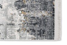 Teppich in Anthrazit/Creme Allover - 290x200x0,6 (LxBxH)