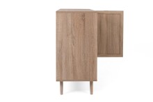 Kommode >Kuta< in Sonoma-Eiche - 101.4x87x40cm (BxHxT)