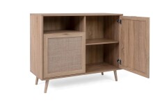 Kommode >Kuta< in Sonoma-Eiche - 101.4x87x40cm (BxHxT)