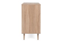 Kommode >Kuta< in Sonoma-Eiche - 80x80x40cm (BxHxT)