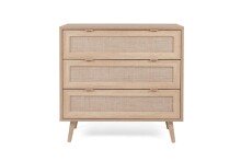 Kommode >Kuta< in Sonoma-Eiche - 80x80x40cm (BxHxT)
