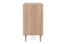 Kommode >Kuta< in Sonoma-Eiche - 80x80x40cm (BxHxT)