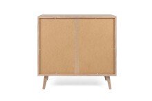 Kommode >Kuta< in Sonoma-Eiche - 80x80x40cm (BxHxT)