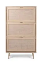 Schuhkipper >Kuta< in Sonoma-Eiche - 70x125x24cm...
