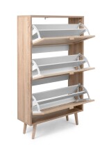 Schuhkipper >Kuta< in Sonoma-Eiche - 70x125x24cm (BxHxT)