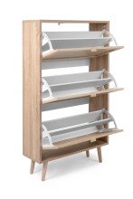 Schuhkipper >Kuta< in Sonoma-Eiche - 70x125x24cm (BxHxT)