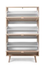 Schuhkipper >Kuta< in Sonoma-Eiche - 70x125x24cm (BxHxT)