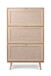 Schuhkipper >Kuta< in Sonoma-Eiche - 70x125x24cm (BxHxT)