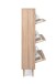 Schuhkipper >Kuta< in Sonoma-Eiche - 70x125x24cm (BxHxT)