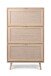 Schuhkipper >Kuta< in Sonoma-Eiche - 70x125x24cm (BxHxT)