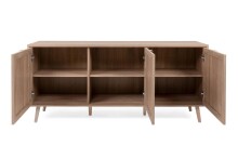 Sideboard >Kuta< in Sonoma-Eiche - 150x71x40cm (BxHxT)