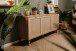 Sideboard >Kuta< in Sonoma-Eiche - 150x71x40cm (BxHxT)