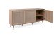 Sideboard >Kuta< in Sonoma-Eiche - 150x71x40cm (BxHxT)