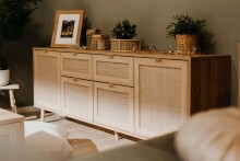 Sideboard >Kuta< in Braun - 180x71x40cm (BxHxT)