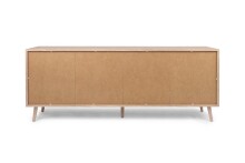 Sideboard >Kuta< in Braun - 180x71x40cm (BxHxT)