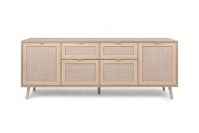 Sideboard >Kuta< in Braun - 180x71x40cm (BxHxT)