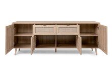 Sideboard >Kuta< in Braun - 180x71x40cm (BxHxT)