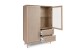 Highboard >Kuta< in Sonoma-Eiche Nachbildung - 101.4x139x40cm (BxHxT)