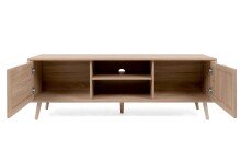 TV-Board >Kuta< in Sonoma-Eiche Nachbildung - 150x52x40cm (BxHxT)