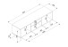 TV-Board >Kuta< in Sonoma-Eiche Nachbildung - 150x52x40cm (BxHxT)