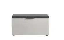 Sitzbank >Pianura< in Weiß/Hochglanz -...