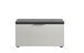 Sitzbank >Pianura< in Weiß/Hochglanz - 80x42x38cm (BxHxT)