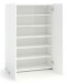 Schuhschrank >Glossy< in Weiß Hochglanz - 80x115x34cm (BxHxT)
