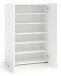 Schuhschrank >Glossy< in Weiß Hochglanz - 80x115x34cm (BxHxT)