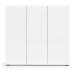 Schuhschrank >Glossy< in Weiß Hochglanz - 120x115x34cm (BxHxT)