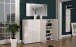 Wandgarderobe >Glossy< in Weiß Hochglanz - 40x170x27.6cm (BxHxT)