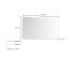 Wandspiegel >Glossy< in Weiß - 120x65x2cm (BxHxT)