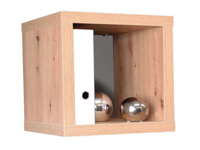 Regalwürfel >Cubo I< in Asteiche - 40x41x40cm (BxHxT)