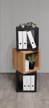 Regalwürfel >Cubo I< in Asteiche - 40x41x40cm (BxHxT)