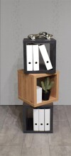 Regalwürfel >Cubo I< in Asteiche - 40x41x40cm (BxHxT)