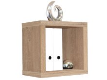 Regalwürfel >Cubo I< in Eiche sägerau -...