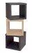 Regalwürfel >Cubo I< in Eiche sägerau - 40x41x40cm (BxHxT)